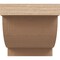 Ekena Millwork 4in. W x 4in. H x 20in. L Alpine Woodgrain TimberThane Rafter Tail, Primed Tan RFTUR04X04X20ALPRCPR - alternate 3